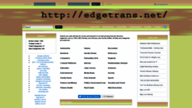 What Edgetrans.net website looked like in 2019 (5 years ago)