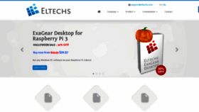 What Eltechs.com website looked like in 2019 (5 years ago)