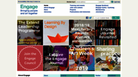 What Engage.org website looked like in 2019 (5 years ago)