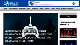 What Esports-news.co.uk website looked like in 2019 (6 years ago)