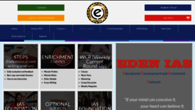 What Edenias.com website looked like in 2019 (5 years ago)