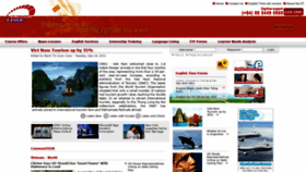 What Englishtime.us website looked like in 2019 (6 years ago)