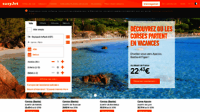 What Easyjet.fr website looked like in 2019 (5 years ago)