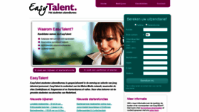 What Easytalent.nl website looked like in 2019 (5 years ago)
