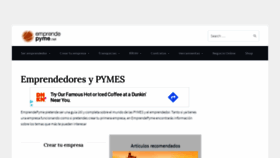 What Emprendepyme.net website looked like in 2019 (5 years ago)