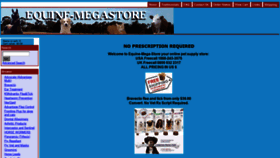 What Equine-mega-store.com website looked like in 2019 (6 years ago)