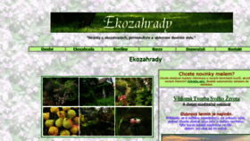 What Ekozahrady.com website looked like in 2019 (5 years ago)
