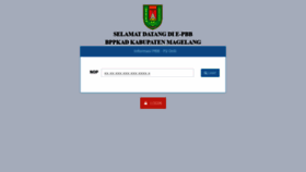 What Epbb.magelangkab.go.id website looked like in 2019 (5 years ago)
