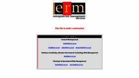 What Erm.co.za website looked like in 2019 (5 years ago)