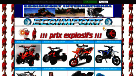 What Eco-importateur-magasin-quad-scooter-motocross.com website looked like in 2019 (5 years ago)