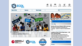 What Ecdl.at website looked like in 2019 (5 years ago)