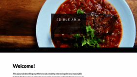 What Ediblearia.com website looked like in 2019 (5 years ago)