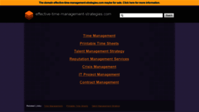 What Effective-time-management-strategies.com website looked like in 2019 (5 years ago)