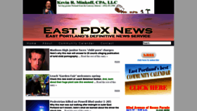 What Eastpdxnews.com website looked like in 2019 (5 years ago)