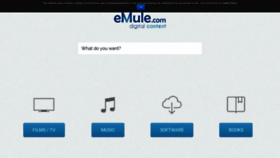 What Emule.com website looked like in 2019 (5 years ago)