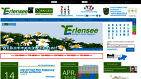 What Erlensee.de website looked like in 2019 (5 years ago)