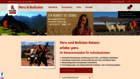 What Erlebe-peru.de website looked like in 2019 (5 years ago)