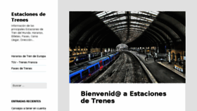 What Estacionesdetrenes.com website looked like in 2019 (5 years ago)