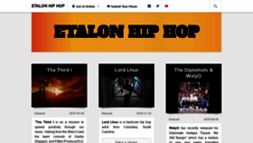 What Etalonhiphopblog.com website looked like in 2019 (5 years ago)