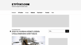 What Etfiyat.com website looked like in 2019 (5 years ago)