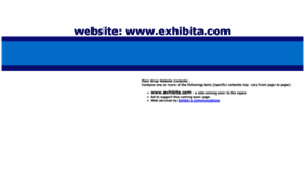 What Exhibita.com website looked like in 2019 (5 years ago)