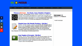 What Eslpuzzles.com website looked like in 2019 (5 years ago)