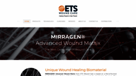 What Etswoundcare.com website looked like in 2019 (5 years ago)