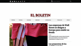 What Elboletin.com website looked like in 2019 (5 years ago)