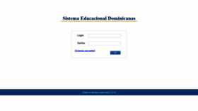 What Educacional.dominicanas.org.br website looked like in 2019 (5 years ago)