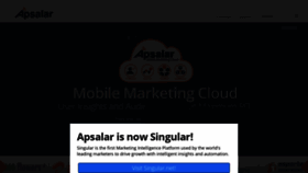 What E.apsalar.com website looked like in 2019 (5 years ago)