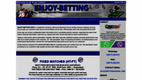 What Enjoy-betting.com website looked like in 2019 (5 years ago)