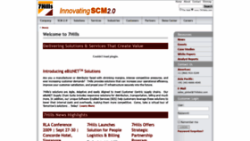 What Ebizscm.com website looked like in 2019 (5 years ago)