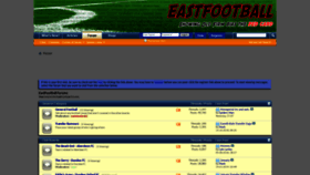 What Eastfootball.co.uk website looked like in 2019 (5 years ago)