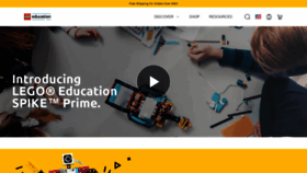 What Education.lego.com website looked like in 2019 (5 years ago)