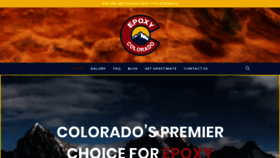 What Epoxycolorado.com website looked like in 2019 (5 years ago)