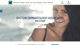 What Eastondermatology.com website looked like in 2019 (5 years ago)