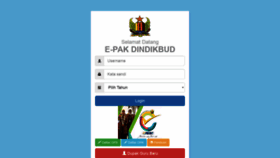 What E-pak.dindikkabpekalongan.com website looked like in 2019 (5 years ago)