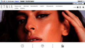 What Etniacosmetics.com website looked like in 2019 (5 years ago)