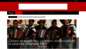 What Elrinconvallenato.com website looked like in 2019 (5 years ago)