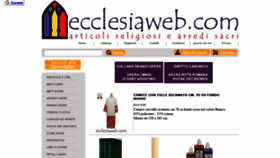 What Ecclesiaweb.com website looked like in 2019 (5 years ago)