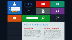 What Eu.sk website looked like in 2019 (5 years ago)
