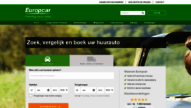 What Europcar.nl website looked like in 2019 (7 years ago)
