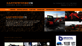 What Earthworksuk.co.uk website looked like in 2019 (5 years ago)