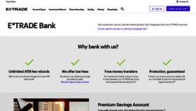 What Etradebank.com website looked like in 2019 (5 years ago)
