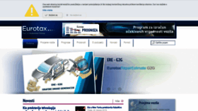 What Eurotaxhrvatska.com website looked like in 2019 (5 years ago)