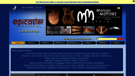 What Epicaster.es website looked like in 2019 (5 years ago)