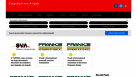 What Empregoemangola.net website looked like in 2019 (5 years ago)
