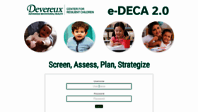 What E-deca2.org website looked like in 2019 (4 years ago)
