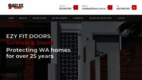 What Ezyfitdoors.com.au website looked like in 2019 (6 years ago)