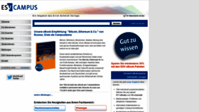What Esvcampus.de website looked like in 2019 (6 years ago)
